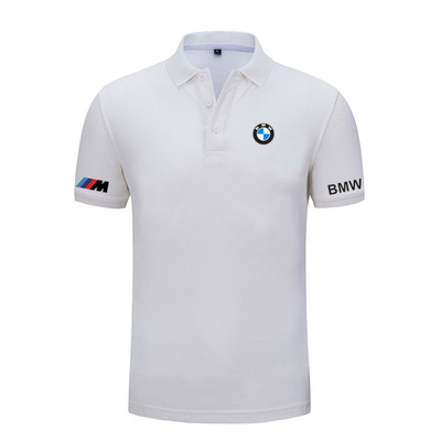 Polo BMW M Power Homme Manche Courte 2022 Coton Col Boutonné Slim Fit